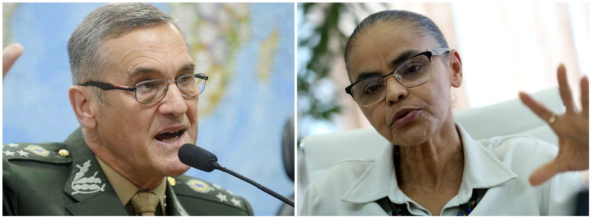 "Li, com espanto, esse tuíte do general Villas Boas, comandante do Exército, na página oficial do Exército no twitter ao lado da foto em que aparecem apenas ele e a presidenciável Marina Silva, frente a frente", diz o colunista Alex Solnik; "A constituição federal diz explicitamente que uma das atribuições do presidente da República é 'exercer o comando supremo das Forças Armadas, nomear os Comandantes da Marinha, do Exército e da Aeronáutica, promover seus oficiais-generais e nomeá-los para os cargos que lhes são privativos'", afirma ele, acrescentando haver "quebra de hierarquia" (Foto: Alex Solnik) "Li, com espanto, esse tuíte do general Villas Boas, comandante do Exército, na página oficial do Exército no twitter ao lado da foto em que aparecem apenas ele e a presidenciável Marina Silva, frente a frente", diz o colunista Alex Solnik; "A constituição federal diz explicitamente que uma das atribuições do presidente da República é 'exercer o comando supremo das Forças Armadas, nomear os Comandantes da Marinha, do Exército e da Aeronáutica, promover seus oficiais-generais e nomeá-los para os cargos que lhes são privativos'", afirma ele, acrescentando haver "quebra de hierarquia"