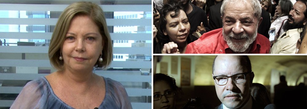 A colunista do jornal O Estado de S. Paulo, Eliane Cantanhêde, faz um paralelo jurídico-eleitoral entre os casos do ex-senador cassado Demóstenes Torres (DEM) e o ex-presidente Luiz Inácio Lula da Silva; segundo ela, Torres ficou inelegível por 8 anos, mas a Segunda Turma do Supremo acaba de derrubar a inelegibilidade do ex-senador; para ela, isso significa que está em curso a viabilização da candidatura de Lula, cuja inelegibilidade não é totalmente clara pelo colegiado do Supremo (Foto: Gustavo Conde) A colunista do jornal O Estado de S. Paulo, Eliane Cantanhêde, faz um paralelo jurídico-eleitoral entre os casos do ex-senador cassado Demóstenes Torres (DEM) e o ex-presidente Luiz Inácio Lula da Silva; segundo ela, Torres ficou inelegível por 8 anos, mas a Segunda Turma do Supremo acaba de derrubar a inelegibilidade do ex-senador; para ela, isso significa que está em curso a viabilização da candidatura de Lula, cuja inelegibilidade não é totalmente clara pelo colegiado do Supremo