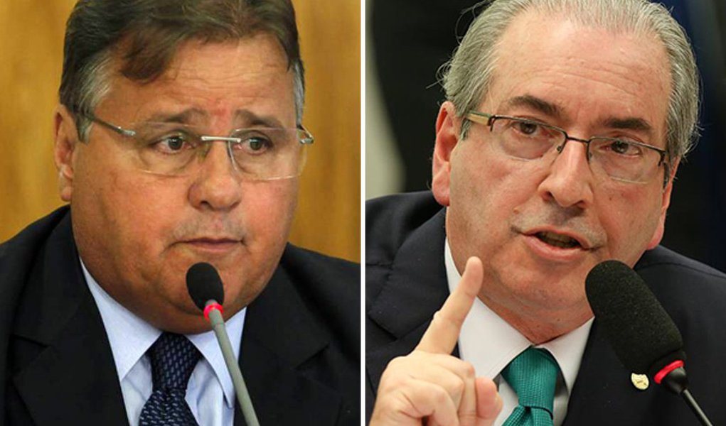 Em-ministro Geddel Vieira Lima (MDB-BA) e ex-presidente da Câmara dos Deputados Eduardo Cunha (MDB-RJ) (Foto: Paulo Emílio) Em-ministro Geddel Vieira Lima (MDB-BA) e ex-presidente da Câmara dos Deputados Eduardo Cunha (MDB-RJ)