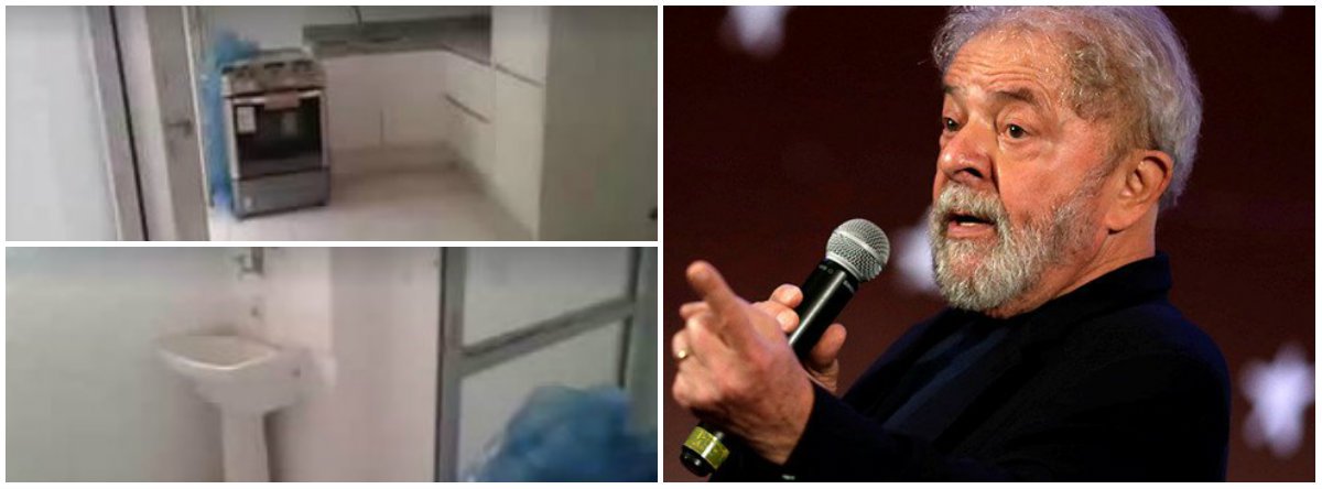 Foram publicadas na internet duas imagens da cozinha do apartamento em Guarujá (SP) que a Lava Jato dizia ser do ex-presidente Lula; o curioso é o que o termo "triplex" vinha sendo usado para designar o apartamento maior e luxuoso, que teria sido reformado para receber o ex-presidente; as imagens, no entanto, desmontam a versão de uma reforma para entregar o imóvel a Lula (Foto: Leonardo Lucena) Foram publicadas na internet duas imagens da cozinha do apartamento em Guarujá (SP) que a Lava Jato dizia ser do ex-presidente Lula; o curioso é o que o termo "triplex" vinha sendo usado para designar o apartamento maior e luxuoso, que teria sido reformado para receber o ex-presidente; as imagens, no entanto, desmontam a versão de uma reforma para entregar o imóvel a Lula