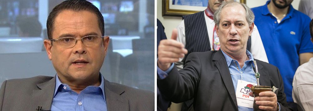 O jornalista Sidney Rezende criticou a fake news que teve como vítima o pré-candidato à presidência da República Ciro Gomes (PDT-CE). "A campanha presidencial 2018 será agressiva, violenta até. Provocadores já estão atuando com o objetivo de desestabilizar o quadro político. Eles se passam por “blogueiros” e saem às ruas atacando suas presas. Ciro Gomes foi vítima de um deles no Rio Grande do Sul", escreveu Rezende no Twitter (Foto: Leonardo Lucena) O jornalista Sidney Rezende criticou a fake news que teve como vítima o pré-candidato à presidência da República Ciro Gomes (PDT-CE). "A campanha presidencial 2018 será agressiva, violenta até. Provocadores já estão atuando com o objetivo de desestabilizar o quadro político. Eles se passam por “blogueiros” e saem às ruas atacando suas presas. Ciro Gomes foi vítima de um deles no Rio Grande do Sul", escreveu Rezende no Twitter