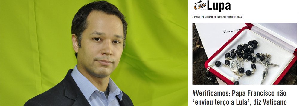 O apresentador Leonardo Stoppa destaca a propagação de fake news por parte das agências de checagem e a perseguição que alguns sites de esquerda estão sofrendo, quando são boicotados no Facebook e difamados pelas agências responsáveis por selecionar os conteúdos da rede social; "É necessário acionar um processo coletivo contra tais agências de checagem", alerta; Assista a a íntegra do programa (Foto: Lais Gouveia) O apresentador Leonardo Stoppa destaca a propagação de fake news por parte das agências de checagem e a perseguição que alguns sites de esquerda estão sofrendo, quando são boicotados no Facebook e difamados pelas agências responsáveis por selecionar os conteúdos da rede social; "É necessário acionar um processo coletivo contra tais agências de checagem", alerta; Assista a a íntegra do programa