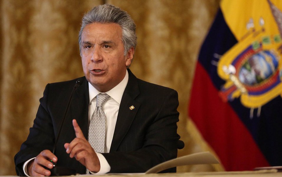 O presidente do Equador, Lenín Moreno, disse nesta sexta-feira que o país obteve informações que confirmam as mortes de dois jornalistas e de seu motorista, que foram sequestrados no mês passado por rebeldes colombianos; "Não recebemos prova de vida", disse Moreno em pronunciamento transmitido pela TV; "E lamentavelmente temos informação que confirma os assassinatos dos jornalistas" (Foto: Aquiles Lins) O presidente do Equador, Lenín Moreno, disse nesta sexta-feira que o país obteve informações que confirmam as mortes de dois jornalistas e de seu motorista, que foram sequestrados no mês passado por rebeldes colombianos; "Não recebemos prova de vida", disse Moreno em pronunciamento transmitido pela TV; "E lamentavelmente temos informação que confirma os assassinatos dos jornalistas"