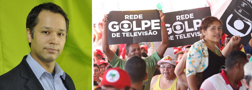O apresentador Leonardo Stoppa abordou a falta de ética do jornalismo brasileiro representado pela Rede Globo. Ele considera que a emissora está "cometendo um suicídio de reputação" ao negligenciar a opinião de seus funcionários e explicitar a posição política do grupo Marinho; Assista a íntegra do programa Léo ao Quadrado (Foto: Lais Gouveia) O apresentador Leonardo Stoppa abordou a falta de ética do jornalismo brasileiro representado pela Rede Globo. Ele considera que a emissora está "cometendo um suicídio de reputação" ao negligenciar a opinião de seus funcionários e explicitar a posição política do grupo Marinho; Assista a íntegra do programa Léo ao Quadrado