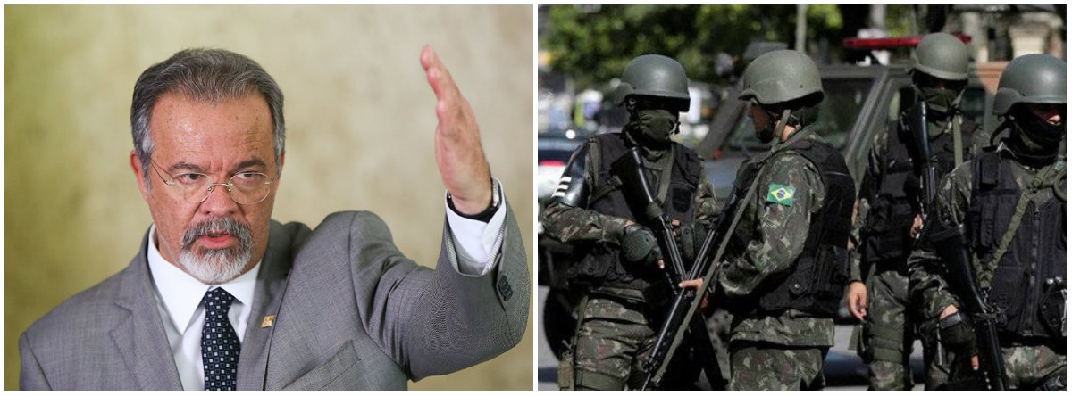 O ministro extraordinário da Segurança Pública, Raul Jungmann, defendeu que a intervenção na segurança pública do estado do Rio vá até 2019 e não termine em dezembro deste ano, como está previsto; relatório do Instituto de Segurança Pública apontou que o Rio teve aumento de 46% em mortes durante ações policiais em maio deste ano, na comparação com o mesmo período do ano passado (Foto: Leonardo Lucena) O ministro extraordinário da Segurança Pública, Raul Jungmann, defendeu que a intervenção na segurança pública do estado do Rio vá até 2019 e não termine em dezembro deste ano, como está previsto; relatório do Instituto de Segurança Pública apontou que o Rio teve aumento de 46% em mortes durante ações policiais em maio deste ano, na comparação com o mesmo período do ano passado