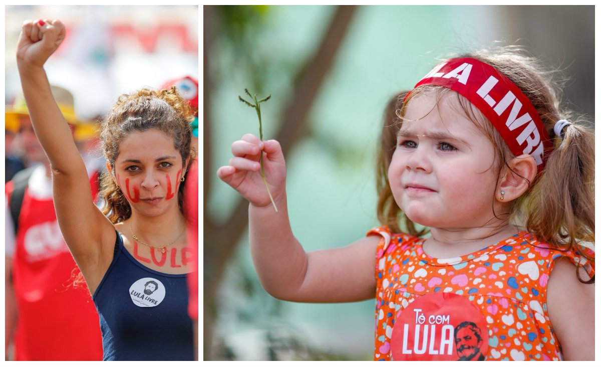 apoio a lula (Foto: Valquer Bicalho) apoio a lula