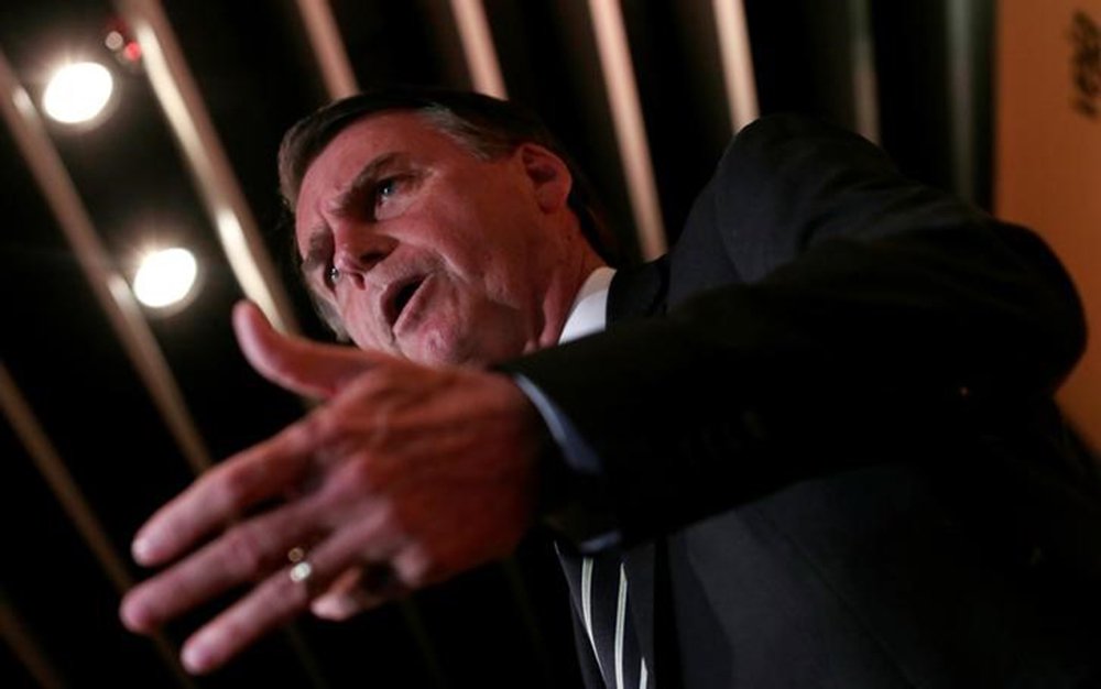Deputado Jair Bolsonaro durante evento em São Paulo 27/11/2017 REUTERS/Leonardo Benassatto (Foto: Nêggo Tom) Deputado Jair Bolsonaro durante evento em São Paulo 27/11/2017 REUTERS/Leonardo Benassatto
