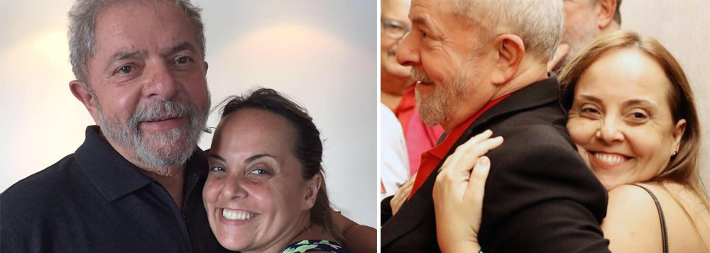Lurian Cordeiro da Silva, 44 anos, primogênita do ex-presidente Lula, diz que meso preso sem provas em uma cela da PF em Curitiba, ele permanece firme; "Ele é surpreendente, porque a gente chega lá e ele não esmorece. Ele está bem, tem lido, assistido jogos de futebol... Eu acho que quando a pessoa tem certeza da inocência, mesmo sofrendo uma grande injustiça, ele fica tranquilo. Indignado, mas firme", disse; para ela, a luta pela democracia deve continuar; "A gente não pode desistir", ressaltou (Foto: Paulo Emílio) Lurian Cordeiro da Silva, 44 anos, primogênita do ex-presidente Lula, diz que meso preso sem provas em uma cela da PF em Curitiba, ele permanece firme; "Ele é surpreendente, porque a gente chega lá e ele não esmorece. Ele está bem, tem lido, assistido jogos de futebol... Eu acho que quando a pessoa tem certeza da inocência, mesmo sofrendo uma grande injustiça, ele fica tranquilo. Indignado, mas firme", disse; para ela, a luta pela democracia deve continuar; "A gente não pode desistir", ressaltou