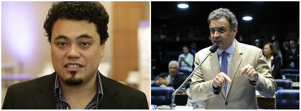 "Só alguém muito desesperado é capaz de declarar-se 'café-com-leite' como artifício de defesa diante de um escândalo de corrupção", diz o jornalista Leonardo Sakamoto, para quem "o cinismo adotado por Aécio constrange" (Foto: Leonardo Lucena) "Só alguém muito desesperado é capaz de declarar-se 'café-com-leite' como artifício de defesa diante de um escândalo de corrupção", diz o jornalista Leonardo Sakamoto, para quem "o cinismo adotado por Aécio constrange"