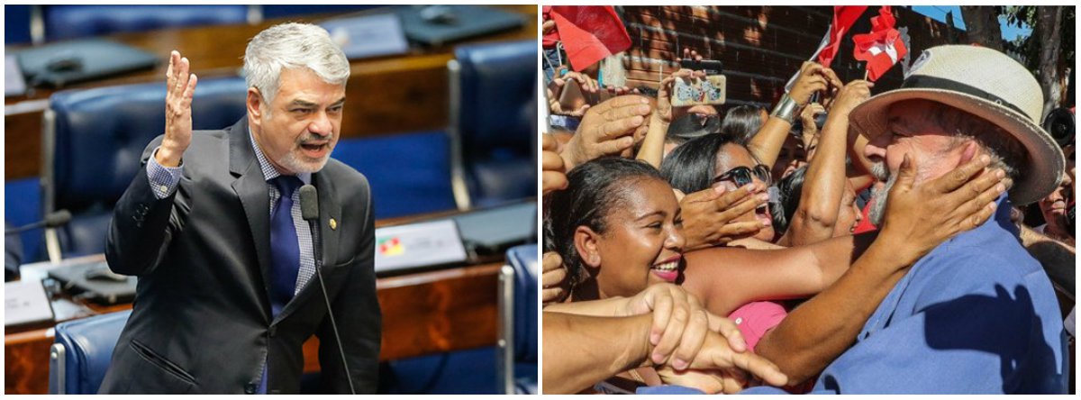 Em visita ao Agreste de Pernambuco, o líder da Oposição no Senado, Humberto Costa (PT-PE), afirmou que percorrerá todo o estado para ajudar a criar comitês de mobilização em defesa da liberdade do ex-presidente Lula; “Vamos mobilizar e multiplicar ações em todos os cantos porque o que o povo quer é Lula presidente de novo e vamos lutar por isso com todas as nossas forças”, afirmou (Foto: Leonardo Lucena) Em visita ao Agreste de Pernambuco, o líder da Oposição no Senado, Humberto Costa (PT-PE), afirmou que percorrerá todo o estado para ajudar a criar comitês de mobilização em defesa da liberdade do ex-presidente Lula; “Vamos mobilizar e multiplicar ações em todos os cantos porque o que o povo quer é Lula presidente de novo e vamos lutar por isso com todas as nossas forças”, afirmou
