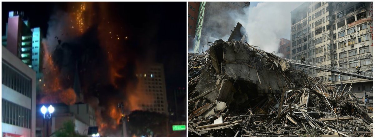 O Corpo de Bombeiros localizou no início da tarde desta sexta-feira (4) o corpo de um dos seis desaparecidos, após o desabamento de um prédio há três dias no centro de São Paulo; de acordo com a corporação, uma cadela identificou às 14h desta quinta-feira (3) um sinal em meio aos escombros; a vítima foi encontrada 22 horas depois (Foto: Leonardo Lucena) O Corpo de Bombeiros localizou no início da tarde desta sexta-feira (4) o corpo de um dos seis desaparecidos, após o desabamento de um prédio há três dias no centro de São Paulo; de acordo com a corporação, uma cadela identificou às 14h desta quinta-feira (3) um sinal em meio aos escombros; a vítima foi encontrada 22 horas depois