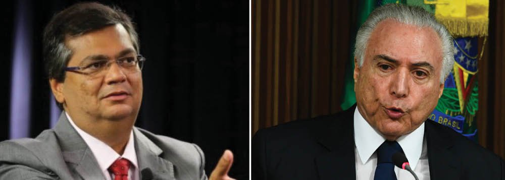 Em reação do discurso de Michel Temer, o governador Flávio Dino (PCdoB) disse que ele está mais para Silvério dos Reis, o traidor de Tiradentes, do que para o líder dos inconfidentes mineiros; "Os que seguem Tiradentes são os que defendem os interesses de 99% do nosso povo. Já os Silvérios dos Reis são os que representam 1% da sociedade, preocupados apenas em concentrar riqueza e em interesses de empresas e potências estrangeiras", disse Dino (Foto: Aquiles Lins) Em reação do discurso de Michel Temer, o governador Flávio Dino (PCdoB) disse que ele está mais para Silvério dos Reis, o traidor de Tiradentes, do que para o líder dos inconfidentes mineiros; "Os que seguem Tiradentes são os que defendem os interesses de 99% do nosso povo. Já os Silvérios dos Reis são os que representam 1% da sociedade, preocupados apenas em concentrar riqueza e em interesses de empresas e potências estrangeiras", disse Dino