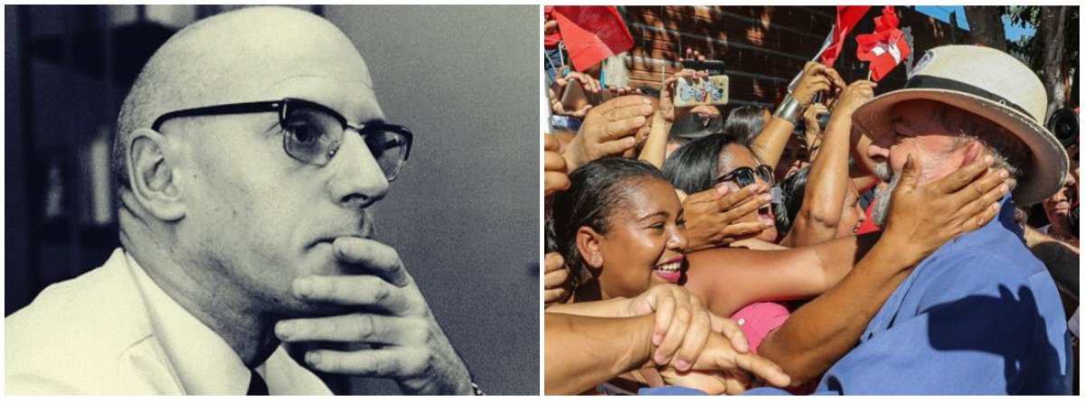 O que Foucault tem a ver com Lula? Ajuda entender uma certa complexidade do poder na atual conjuntura em que Lula se encontra preso nas malhas do complexo sistema jurídico-prisional (Foto: Eduardo Martins) O que Foucault tem a ver com Lula? Ajuda entender uma certa complexidade do poder na atual conjuntura em que Lula se encontra preso nas malhas do complexo sistema jurídico-prisional