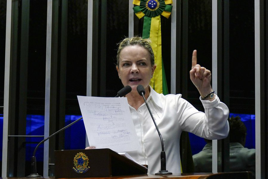 Gleisi Hoffmann (Foto: Aquiles Lins) Gleisi Hoffmann