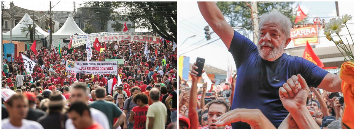 Roberto Baggio, coordenador estadual do MST-PR e integrante da direção nacional do movimento, propõe a movimentos sociais, partidos, sindicatos e várias outras organizações a manutenção da mobilizações para garantir a libertação e a candidatura do ex-presidente; outro compromisso é a ampliação das ocupações, greves e outras formas de luta por todo o país até que Lula seja libertado; Baggio propôs a organização de uma greve geral no dia em que o Supremo Tribunal Federal julgar o recurso para a libertação do ex-presidente (Foto: Leonardo Lucena) Roberto Baggio, coordenador estadual do MST-PR e integrante da direção nacional do movimento, propõe a movimentos sociais, partidos, sindicatos e várias outras organizações a manutenção da mobilizações para garantir a libertação e a candidatura do ex-presidente; outro compromisso é a ampliação das ocupações, greves e outras formas de luta por todo o país até que Lula seja libertado; Baggio propôs a organização de uma greve geral no dia em que o Supremo Tribunal Federal julgar o recurso para a libertação do ex-presidente