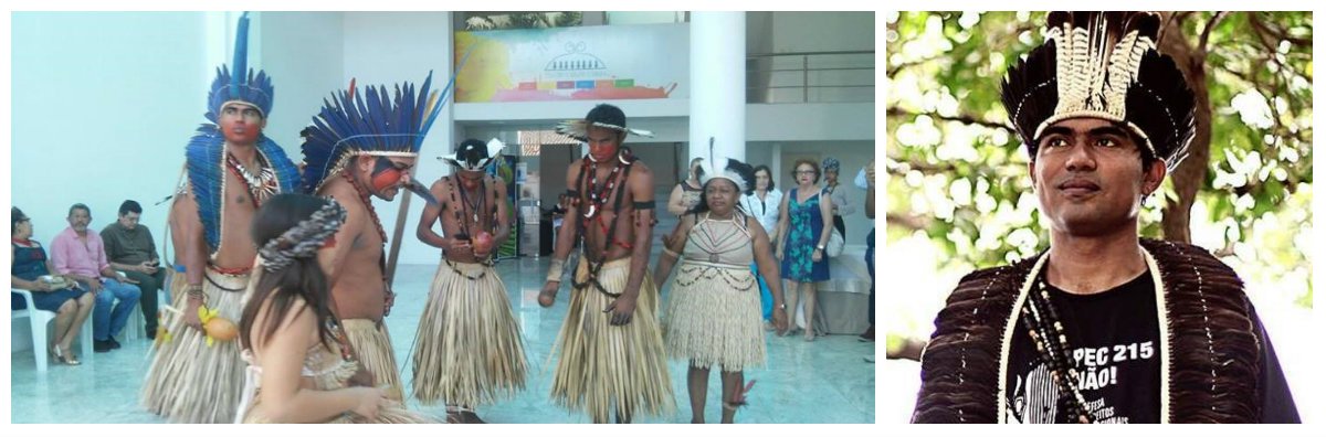 Advogado, vereador de Caucaia e membro do Conselho Nacional de Política Indigenista, Weiber Tapeba defende hoje, na celebração do Dia do Índio, 19 de abril, mudança na abordagem escolar que reforça "estereótipos e preconceitos" sobre os povos indígenas e cobra agilidade na regularização das terras das comunidades (Foto: Fatima 247) Advogado, vereador de Caucaia e membro do Conselho Nacional de Política Indigenista, Weiber Tapeba defende hoje, na celebração do Dia do Índio, 19 de abril, mudança na abordagem escolar que reforça "estereótipos e preconceitos" sobre os povos indígenas e cobra agilidade na regularização das terras das comunidades