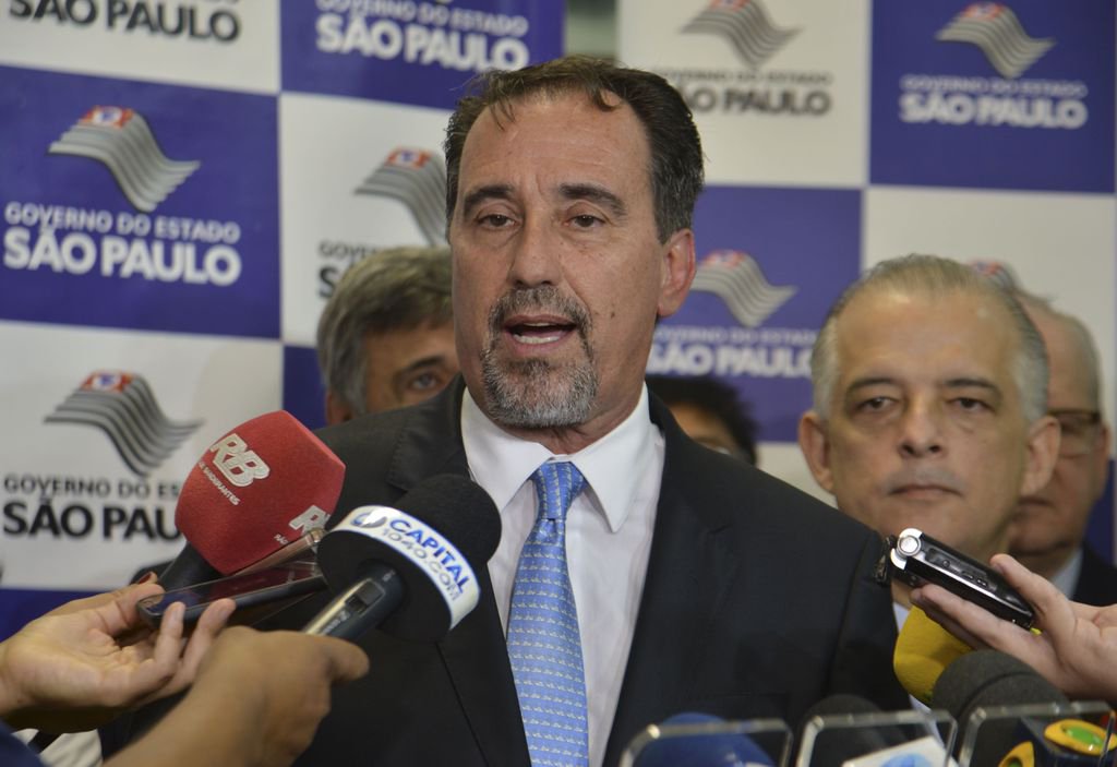 O ministro da Saúde, Gilberto Occhi e o governador de São Paulo, Márcio França, participam da abertura da Campanha Nacional de Vacinação contra a gripe. (Foto: Leonardo Lucena) O ministro da Saúde, Gilberto Occhi e o governador de São Paulo, Márcio França, participam da abertura da Campanha Nacional de Vacinação contra a gripe.