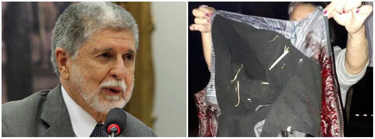 Em nota ao Nocaute, o ex-chanceler e ex-ministro da Defesa, o embaixador Celso Amorim, expressou seu veemente repúdio ao atentado sofrido no acampamento Marisa Letícia em Curitiba, onde estão os manifestantes que defendem a liberdade do ex-presidente Lula; "Vamos dar nome aos bois: disparos com armas de fogo contra populações civis, pacíficas e desarmadas, por motivação política é terrorismo. Não dá pra fingir que não viu!" (Foto: Leonardo Lucena) Em nota ao Nocaute, o ex-chanceler e ex-ministro da Defesa, o embaixador Celso Amorim, expressou seu veemente repúdio ao atentado sofrido no acampamento Marisa Letícia em Curitiba, onde estão os manifestantes que defendem a liberdade do ex-presidente Lula; "Vamos dar nome aos bois: disparos com armas de fogo contra populações civis, pacíficas e desarmadas, por motivação política é terrorismo. Não dá pra fingir que não viu!"