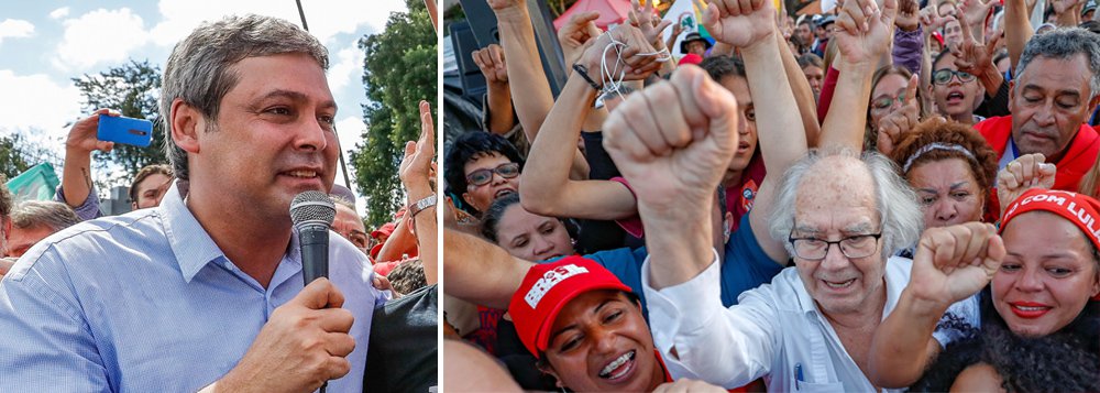 "Se eles achavam que iam matar o Lula, estão transformando o Lula num mito", acredita Lindbergh Farias, líder do PT no Senado, em declaração à TV 247; "Essa prisão deu a chave que pode levar a esquerda à vitória na eleição de 2018", avalia; Lindbergh acredita que a decisão da juíza da 12ª Vara da Justiça Federal do Paraná de impedir a vista do Prêmio Nobel da Paz Adolfo Pérez Esquivel "é uma barbaridade"; "A repercussão disso no mundo inteiro vai ser gigantesca. Eles estão se complicando", prevê; assista à entrevista (Foto: Gisele Federicce) "Se eles achavam que iam matar o Lula, estão transformando o Lula num mito", acredita Lindbergh Farias, líder do PT no Senado, em declaração à TV 247; "Essa prisão deu a chave que pode levar a esquerda à vitória na eleição de 2018", avalia; Lindbergh acredita que a decisão da juíza da 12ª Vara da Justiça Federal do Paraná de impedir a vista do Prêmio Nobel da Paz Adolfo Pérez Esquivel "é uma barbaridade"; "A repercussão disso no mundo inteiro vai ser gigantesca. Eles estão se complicando", prevê; assista à entrevista