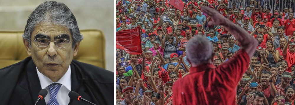O ex-ministro do Supremo Tribunal Federal Carlos Ayres Britto se manifestou contra a prisão do ex-presidente Lula; segundo o colunista Lauro Jardim, no programa de Roberto D'Avila que vai ao ar na noite desta sexta-feira, 20, Ayres Britto foi perguntado sobre a prisão de Lula e respondeu assim; "Pois, é... Eu não teria prendido o Lula" (Foto: Aquiles Lins) O ex-ministro do Supremo Tribunal Federal Carlos Ayres Britto se manifestou contra a prisão do ex-presidente Lula; segundo o colunista Lauro Jardim, no programa de Roberto D'Avila que vai ao ar na noite desta sexta-feira, 20, Ayres Britto foi perguntado sobre a prisão de Lula e respondeu assim; "Pois, é... Eu não teria prendido o Lula"