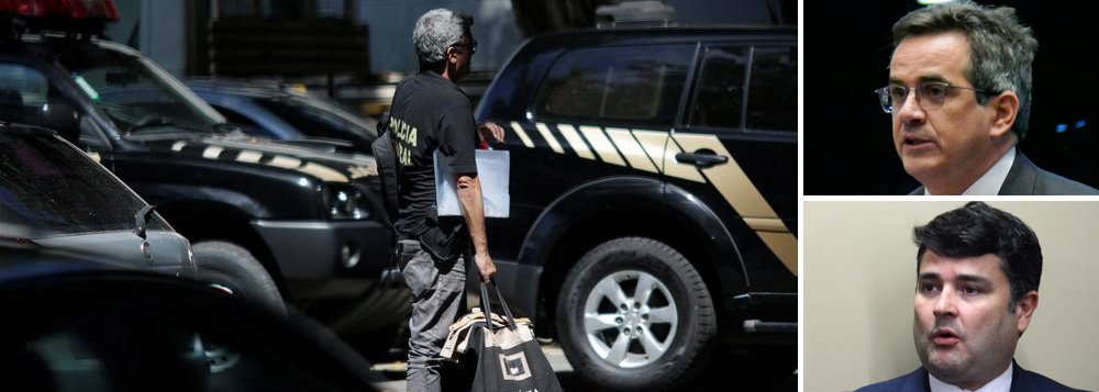 A Polícia Federal realiza na manhã desta terça-feira (24) operação no Congresso Nacional, que tem como alvos o deputado federal Eduardo da Fonte (PP-PE) e o senador Ciro Nogueira (PP-PI), presidente do PP, que traiu a presidente Dilma Rousseff, participou do golpe de 2016, e passou a comandar, na administração de Michel Temer, o ministério da Saúde e a Caixa Econômica Federal; eles são suspeitos da prática de obstrução de Justiça; além dos mandados de busca e apreensão contra os parlamentares, também foi expedido um mandado de prisão contra o ex-deputado Márcio Junqueira, de Roraima (Foto: Leonardo Attuch) A Polícia Federal realiza na manhã desta terça-feira (24) operação no Congresso Nacional, que tem como alvos o deputado federal Eduardo da Fonte (PP-PE) e o senador Ciro Nogueira (PP-PI), presidente do PP, que traiu a presidente Dilma Rousseff, participou do golpe de 2016, e passou a comandar, na administração de Michel Temer, o ministério da Saúde e a Caixa Econômica Federal; eles são suspeitos da prática de obstrução de Justiça; além dos mandados de busca e apreensão contra os parlamentares, também foi expedido um mandado de prisão contra o ex-deputado Márcio Junqueira, de Roraima