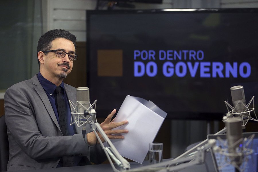 19/12/2017- Brasília - O programa Por Dentro do Governo, da TV NBR, entrevista o ministro da cultura, Sérgio Sá Leitão Foto: José Cruz/Agência Brasil (Foto: Voney Malta) 19/12/2017- Brasília - O programa Por Dentro do Governo, da TV NBR, entrevista o ministro da cultura, Sérgio Sá Leitão Foto: José Cruz/Agência Brasil