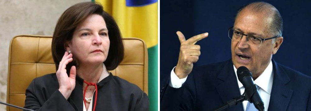 A Procuradoria Geral da República, comandada por Raquel Dodge, pediu ao Superior Tribunal de Justiça que envie para a Justiça Eleitoral em São Paulo um inquérito que investiga o ex-governador de São Paulo Geraldo Alckmin (PSDB) por suspeita de Caixa 2; documento assinado pelo vice-procurador-geral da República, Luciano Mariz Maia, aponta que os procuradores da Lava Jato em São Paulo não são os procuradores naturais do caso; nesta segunda, procuradores da Lava Jato em São Paulo pediram urgência para investigar Alckmin (Foto: Gisele Federicce) A Procuradoria Geral da República, comandada por Raquel Dodge, pediu ao Superior Tribunal de Justiça que envie para a Justiça Eleitoral em São Paulo um inquérito que investiga o ex-governador de São Paulo Geraldo Alckmin (PSDB) por suspeita de Caixa 2; documento assinado pelo vice-procurador-geral da República, Luciano Mariz Maia, aponta que os procuradores da Lava Jato em São Paulo não são os procuradores naturais do caso; nesta segunda, procuradores da Lava Jato em São Paulo pediram urgência para investigar Alckmin