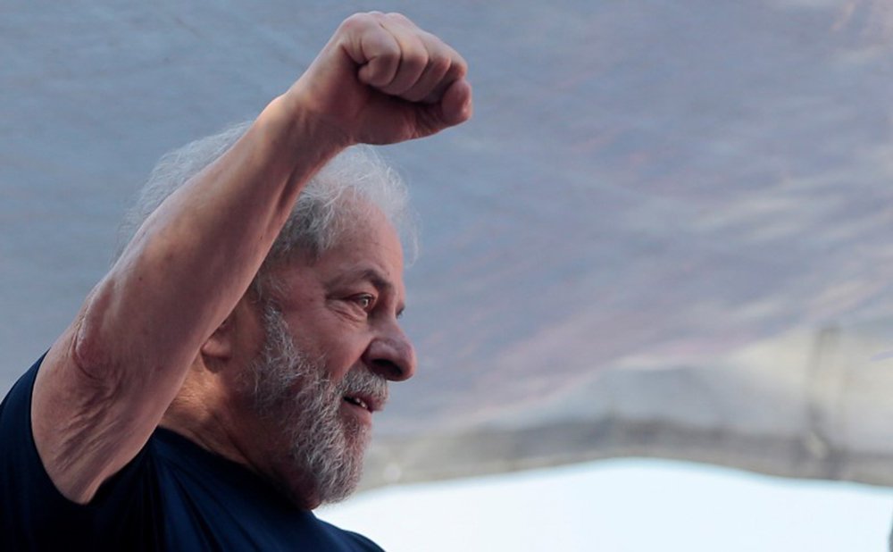 Ex-presidente Luiz Inácio Lula da Silva participa de evento na sede do Sindicato dos Metalúrgicos do ABC, em São Bernardo do Campo, antes de se entregar à Polícia Federal. 7/04/ 2018. REUTERS/Leonardo Benassatto (Foto: César Fonseca) Ex-presidente Luiz Inácio Lula da Silva participa de evento na sede do Sindicato dos Metalúrgicos do ABC, em São Bernardo do Campo, antes de se entregar à Polícia Federal. 7/04/ 2018. REUTERS/Leonardo Benassatto
