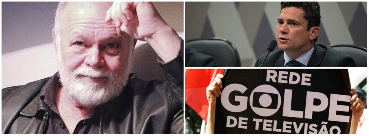 O jornalista e escritor Palmério Dória afirmou que Sérgio Moro, a juíza Carolina Lebbos e a família Marinho, dona da Globo, "criaram o clima para os tiros disparados contra os trabalhadores e movimentos sociais acampados em Curitiba. Eles decidiram que este é o País do Pode-Tudo. O país está "polarizado". Eles com os canhões. Nós com o estilingue" (Foto: Leonardo Lucena) O jornalista e escritor Palmério Dória afirmou que Sérgio Moro, a juíza Carolina Lebbos e a família Marinho, dona da Globo, "criaram o clima para os tiros disparados contra os trabalhadores e movimentos sociais acampados em Curitiba. Eles decidiram que este é o País do Pode-Tudo. O país está "polarizado". Eles com os canhões. Nós com o estilingue"