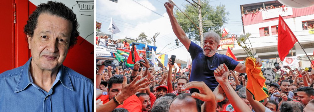 Em entrevista ao programa Ferréz em Construção, na TV 247, o jornalista Juca Kfouri avalia que há o início de uma consciência coletiva em questionar a legalidade da prisão de Lula; “Veja o exemplo de Sérgio Cabral, centenas de ternos, relógios e sapatos de grife, pegaram o ex-presidente, o que mostram? Um pedalinho, um triplex naquele estado que foi apresentado. As pessoas começam a cair em si, todo mundo sabe o quanto a Justiça brasileira é lenta e o processo de Lula caminhou a jato”, destaca; “Nem a Copa do Mundo vai fazer com que parem de falar de Lula”, prevê; assista à íntegra (Foto: Lais Gouveia) Em entrevista ao programa Ferréz em Construção, na TV 247, o jornalista Juca Kfouri avalia que há o início de uma consciência coletiva em questionar a legalidade da prisão de Lula; “Veja o exemplo de Sérgio Cabral, centenas de ternos, relógios e sapatos de grife, pegaram o ex-presidente, o que mostram? Um pedalinho, um triplex naquele estado que foi apresentado. As pessoas começam a cair em si, todo mundo sabe o quanto a Justiça brasileira é lenta e o processo de Lula caminhou a jato”, destaca; “Nem a Copa do Mundo vai fazer com que parem de falar de Lula”, prevê; assista à íntegra