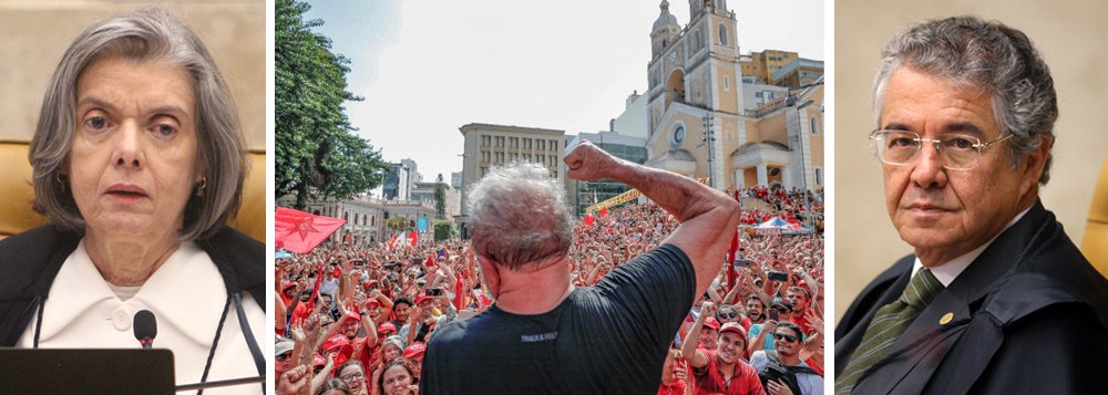 Um dia depois de denunciar à televisão portuguesa que o ex-presidente Lula está preso ilegalmente no Brasil, o ministro Marco Aurélio Mello, do Supremo Tribunal Federal, responsabilizou Cármen Lúcia, presidente da corte, pela ilegalidade; "A presidente está retendo esses processos, não designa data para julgar. Eu liberei as duas declaratórias de inconstitucionalidade em dezembro do ano passado", afirmou; "A presidente, muito poderosa, não designa dia, e ficamos por isso mesmo" (Foto: Leonardo Attuch) Um dia depois de denunciar à televisão portuguesa que o ex-presidente Lula está preso ilegalmente no Brasil, o ministro Marco Aurélio Mello, do Supremo Tribunal Federal, responsabilizou Cármen Lúcia, presidente da corte, pela ilegalidade; "A presidente está retendo esses processos, não designa data para julgar. Eu liberei as duas declaratórias de inconstitucionalidade em dezembro do ano passado", afirmou; "A presidente, muito poderosa, não designa dia, e ficamos por isso mesmo"