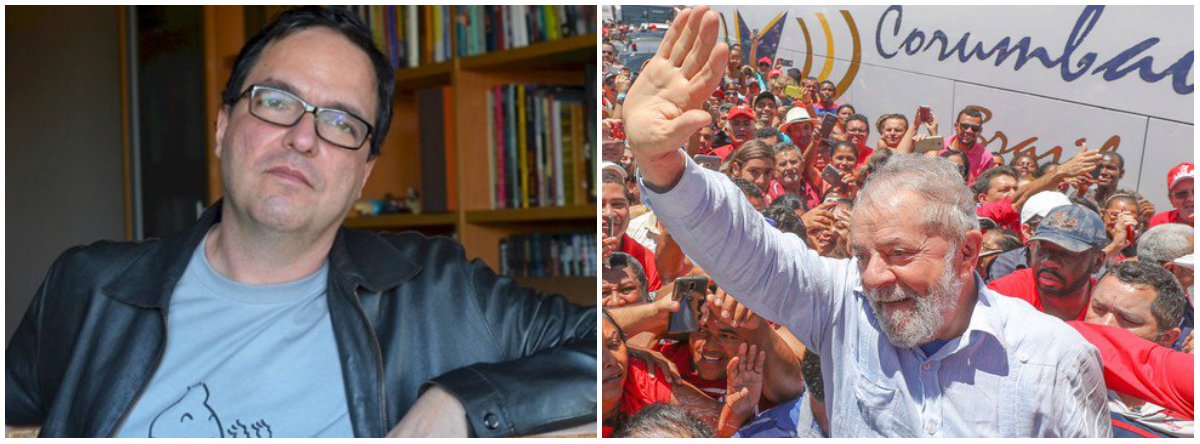 "Lula decidiu se entregar. Não é o que eu gostaria - seria importante enfatizar a arbitrariedade da prisão e sinalizar na direção da desobediência civil. Mas penso que não seria fácil, para ele, assumir uma postura diferente e liderar uma resistência com consequências imprevisíveis, já que a direita tem sistematicamente dobrado suas apostas na violência e na intimidação", diz o cientista político Luis Felipe Miguel; "No meio disso tudo, Lula encontrou uma saída digna, recusando o ultimato de Moro e fazendo o ato político que fez em São Bernardo" (Foto: Leonardo Lucena) "Lula decidiu se entregar. Não é o que eu gostaria - seria importante enfatizar a arbitrariedade da prisão e sinalizar na direção da desobediência civil. Mas penso que não seria fácil, para ele, assumir uma postura diferente e liderar uma resistência com consequências imprevisíveis, já que a direita tem sistematicamente dobrado suas apostas na violência e na intimidação", diz o cientista político Luis Felipe Miguel; "No meio disso tudo, Lula encontrou uma saída digna, recusando o ultimato de Moro e fazendo o ato político que fez em São Bernardo"