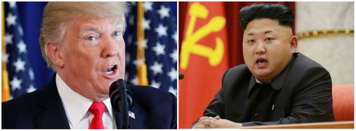 O presidente dos Estados Unidos, Donald Trump, afirmou que teve uma "longa e muito boa" conversa com o presidente da Coreia do Sul, Moon Jae-in, e que está acertando os últimos detalhes para se reunir com o líder da Coreia do Norte, Kim Jong-un (Foto: Leonardo Lucena) O presidente dos Estados Unidos, Donald Trump, afirmou que teve uma "longa e muito boa" conversa com o presidente da Coreia do Sul, Moon Jae-in, e que está acertando os últimos detalhes para se reunir com o líder da Coreia do Norte, Kim Jong-un