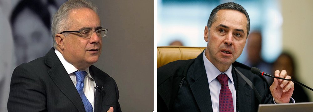 "Começa a ficar mais clara a intenção do Ministro Gilmar Mendes quando, no bate-boca com o colega Luis Roberto Barroso, acusou-o de beneficiar seu antigo escritório de advocacia", escreve o jornalista, no texto "Xadrez de como, com jeitinho, Barroso beneficiou o Itau" (Foto: Gisele Federicce) "Começa a ficar mais clara a intenção do Ministro Gilmar Mendes quando, no bate-boca com o colega Luis Roberto Barroso, acusou-o de beneficiar seu antigo escritório de advocacia", escreve o jornalista, no texto "Xadrez de como, com jeitinho, Barroso beneficiou o Itau"