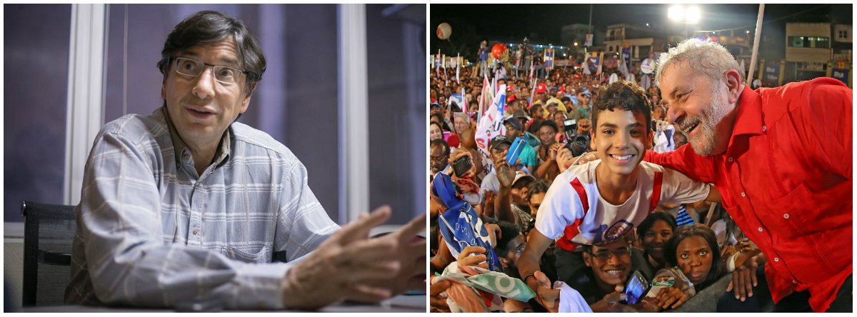 "A urgente e agressiva prisão do ex-presidente Lula não deixa de refletir o desespero do condomínio golpista em impedir a vitória eleitoral neste ano das forças derrotadas em 2016. Mas isso não parece evitar o desastre dos defensores do neoliberalismo no Brasil, caso a via democrática não seja interrompida, mais uma vez. Próximos passos virão", diz o economista Marcio Pochamnn na RBA (Foto: Leonardo Lucena) "A urgente e agressiva prisão do ex-presidente Lula não deixa de refletir o desespero do condomínio golpista em impedir a vitória eleitoral neste ano das forças derrotadas em 2016. Mas isso não parece evitar o desastre dos defensores do neoliberalismo no Brasil, caso a via democrática não seja interrompida, mais uma vez. Próximos passos virão", diz o economista Marcio Pochamnn na RBA