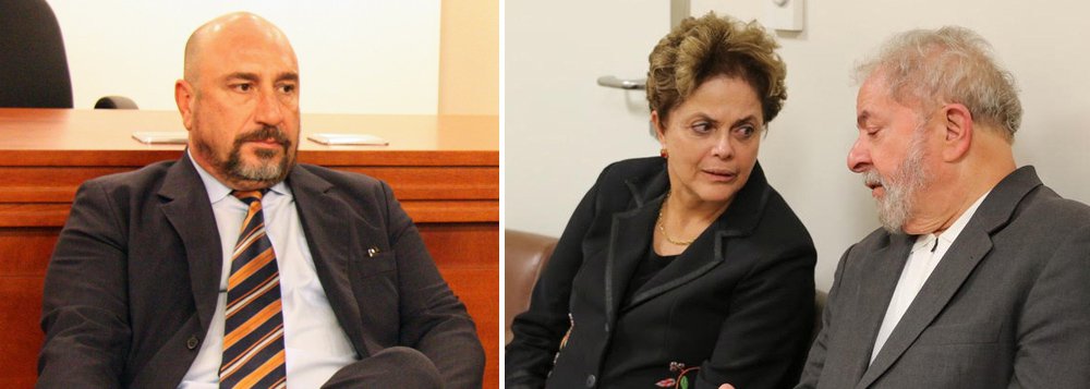 Em mais uma arbitrariedade contra o ex-presidente Lula, que é mantido em prisão política há 16 dias em Curitiba, o Ministério Público Federal agora tenta impedir que a presidente legítima e deposta Dilma Rousseff visite Lula; para o procurador Januário Paludo, as visitas de familiares "devem prevalecer em relação às de amigos"; na última quarta-feira (18), ele já havia destacado que "não é viável a fixação ou a elasticidade de horário diferenciado para visitas ao custodiado Luís Inácio Lula da Silva, seja por conveniência da administração, seja para se criar injusto discrímen em relação aos demais custodiados ali recolhidos"; Dilma e uma comissão de deputados pretendem vistar Lula nesta terça-feira (24) (Foto: Paulo Emílio) Em mais uma arbitrariedade contra o ex-presidente Lula, que é mantido em prisão política há 16 dias em Curitiba, o Ministério Público Federal agora tenta impedir que a presidente legítima e deposta Dilma Rousseff visite Lula; para o procurador Januário Paludo, as visitas de familiares "devem prevalecer em relação às de amigos"; na última quarta-feira (18), ele já havia destacado que "não é viável a fixação ou a elasticidade de horário diferenciado para visitas ao custodiado Luís Inácio Lula da Silva, seja por conveniência da administração, seja para se criar injusto discrímen em relação aos demais custodiados ali recolhidos"; Dilma e uma comissão de deputados pretendem vistar Lula nesta terça-feira (24)