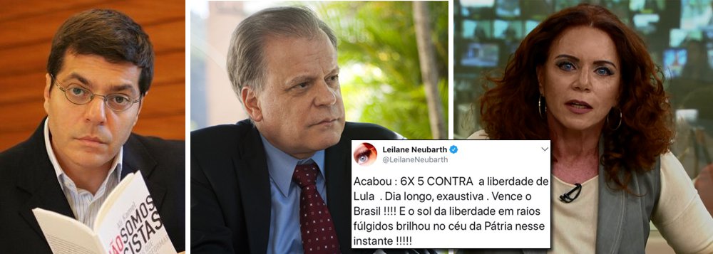 Depois de liderar um golpe parlamentar e patrocinar a prisão, sem provas, de um dos maiores líderes da história, Luiz Inácio Lula da Silva, a rede Globo agora impõe a censura seletiva entre seus funcionários; na hipocrisia comandada por Ali Kamel, a Globo liberou a jornalista Leilane Neubarth de atacar Lula nas redes sociais, enquanto divulgou comunicado interno para repreender comentários favoráveis ao ex-presidente atribuídos ao jornalista Chico Pinheiro (Foto: Aquiles Lins) Depois de liderar um golpe parlamentar e patrocinar a prisão, sem provas, de um dos maiores líderes da história, Luiz Inácio Lula da Silva, a rede Globo agora impõe a censura seletiva entre seus funcionários; na hipocrisia comandada por Ali Kamel, a Globo liberou a jornalista Leilane Neubarth de atacar Lula nas redes sociais, enquanto divulgou comunicado interno para repreender comentários favoráveis ao ex-presidente atribuídos ao jornalista Chico Pinheiro