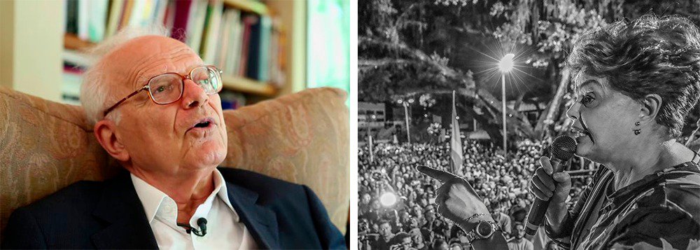 Na semana em que se completam dois anos do golpe que tirou Dilma Rousseff da Presidência da República, foi dada entrada na justiça uma Ação Popular pela anulação do golpe, impetrada por cidadãos brasileiros e assinada pelo jurista Fábio Konder Comparato; mais de 70 mil assinaturas físicas foram coletadas em várias cidades do país e no exterior; uma coletiva de imprensa explicará a ação nesta terça-feira 17 na UnB (Foto: Leonardo Lucena) Na semana em que se completam dois anos do golpe que tirou Dilma Rousseff da Presidência da República, foi dada entrada na justiça uma Ação Popular pela anulação do golpe, impetrada por cidadãos brasileiros e assinada pelo jurista Fábio Konder Comparato; mais de 70 mil assinaturas físicas foram coletadas em várias cidades do país e no exterior; uma coletiva de imprensa explicará a ação nesta terça-feira 17 na UnB