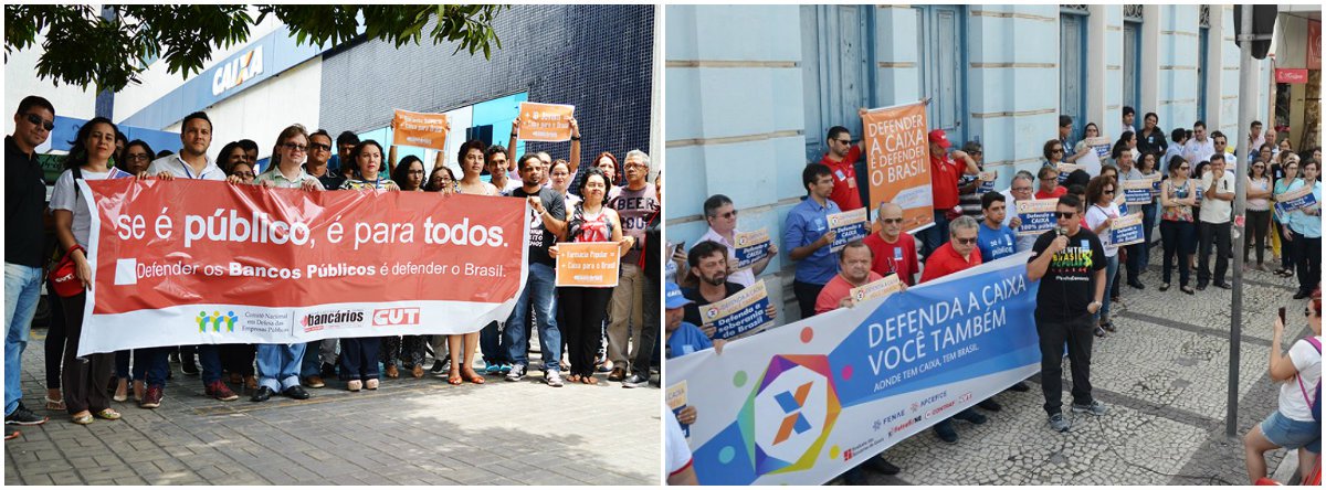 Após a vitória contra a proposta de tornar o banco uma S/A, empregados, entidades e sociedade continuam mobilizados em razão dos ataques em várias outras frentes (Foto: Gisele Federicce) Após a vitória contra a proposta de tornar o banco uma S/A, empregados, entidades e sociedade continuam mobilizados em razão dos ataques em várias outras frentes