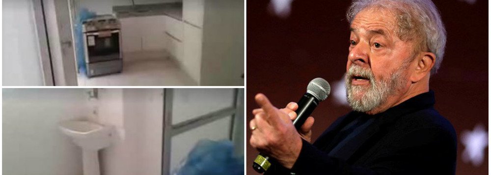 "Fogão de R$ 9 mil? Microondas de R$ 5 mil? Armários de R$ 380 mil? A realidade do triplex é outra, e nem era necessário esperar o MTST ocupar o imóvel para descobrir isso por meio de imagens sem retoques. Um relatório da PF, de 2016, já alertava para 'possíveis discrepâncias' e 'dificuldade' em enxergar boa parte dos valores contratados no projeto. Reportagem de Cíntia Alves, do Jornal GGN (Foto: Gisele Federicce) "Fogão de R$ 9 mil? Microondas de R$ 5 mil? Armários de R$ 380 mil? A realidade do triplex é outra, e nem era necessário esperar o MTST ocupar o imóvel para descobrir isso por meio de imagens sem retoques. Um relatório da PF, de 2016, já alertava para 'possíveis discrepâncias' e 'dificuldade' em enxergar boa parte dos valores contratados no projeto. Reportagem de Cíntia Alves, do Jornal GGN