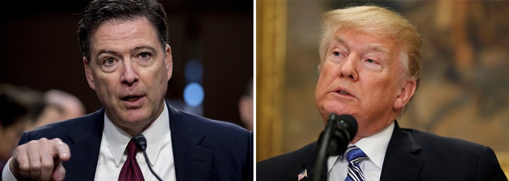 O ex-diretor da polícia federal norte-americana (FBI) James Comey acusou o Presidente dos Estados Unidos, Donald Trump, de ser "desapegado da verdade", denunciando uma liderança "guiada pelo ego e apoiada em lealdades pessoais" (Foto: Leonardo Lucena) O ex-diretor da polícia federal norte-americana (FBI) James Comey acusou o Presidente dos Estados Unidos, Donald Trump, de ser "desapegado da verdade", denunciando uma liderança "guiada pelo ego e apoiada em lealdades pessoais"