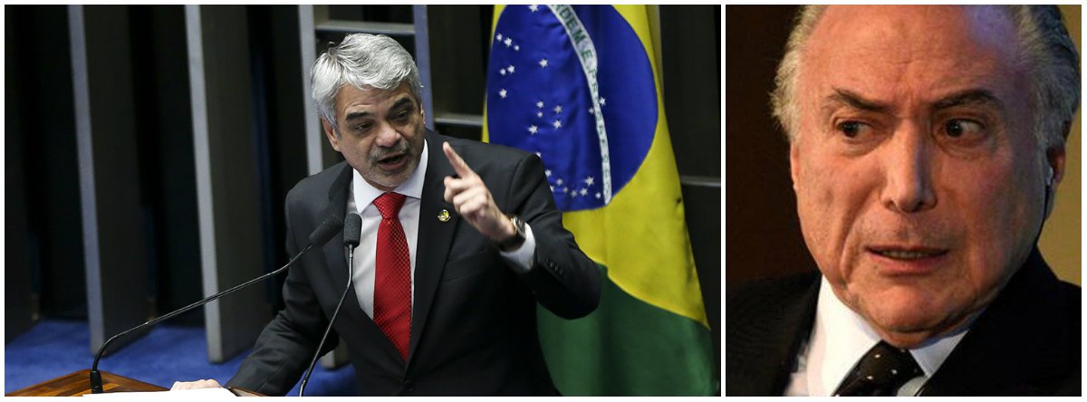 O líder da Oposição no Senado, Humberto Costa (PT), cobrou do governo de Michel Temer (MDB) o cumprimento do valor mínimo para gastos com a Saúde; “É um absurdo o que estão fazendo com o Sistema Único de Saúde no Brasil. Cerca de 70% da população brasileira tem os serviços públicos de saúde como referência, quando você deixa de repassar dinheiro para o SUS você está afetando diretamente a vida dessas pessoas. Cortar verba para a saúde é sujar as mãos com o sangue de milhares de brasileiros” (Foto: Leonardo Lucena) O líder da Oposição no Senado, Humberto Costa (PT), cobrou do governo de Michel Temer (MDB) o cumprimento do valor mínimo para gastos com a Saúde; “É um absurdo o que estão fazendo com o Sistema Único de Saúde no Brasil. Cerca de 70% da população brasileira tem os serviços públicos de saúde como referência, quando você deixa de repassar dinheiro para o SUS você está afetando diretamente a vida dessas pessoas. Cortar verba para a saúde é sujar as mãos com o sangue de milhares de brasileiros”