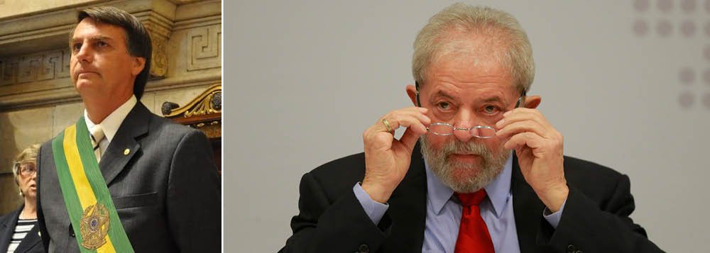 O ex-presidente Lula já avisou que não vai bater em Jair Bolsonaro, apesar das provocações feitas pelo deputado de extrema-direita; "Aos que não entendem isso de não bater no seu maior adversário, o único que é páreo para ele, aquele apontado pelas pesquisas para disputar o segundo turno contra ele, Lula explica: 'Vou deixar que os outros candidatos e a imprensa façam isso por mim'", detalha o colunista Alex Solnik; "Bolsonaro sabe que já chegou ao teto nas pesquisas de intenção de votos, precisa bater boca com Lula para tirar os dele. Lula também sabe. Bolsonaro pode tirar o seu cavalinho da chuva", completa (Foto: Alex Solnik) O ex-presidente Lula já avisou que não vai bater em Jair Bolsonaro, apesar das provocações feitas pelo deputado de extrema-direita; "Aos que não entendem isso de não bater no seu maior adversário, o único que é páreo para ele, aquele apontado pelas pesquisas para disputar o segundo turno contra ele, Lula explica: 'Vou deixar que os outros candidatos e a imprensa façam isso por mim'", detalha o colunista Alex Solnik; "Bolsonaro sabe que já chegou ao teto nas pesquisas de intenção de votos, precisa bater boca com Lula para tirar os dele. Lula também sabe. Bolsonaro pode tirar o seu cavalinho da chuva", completa