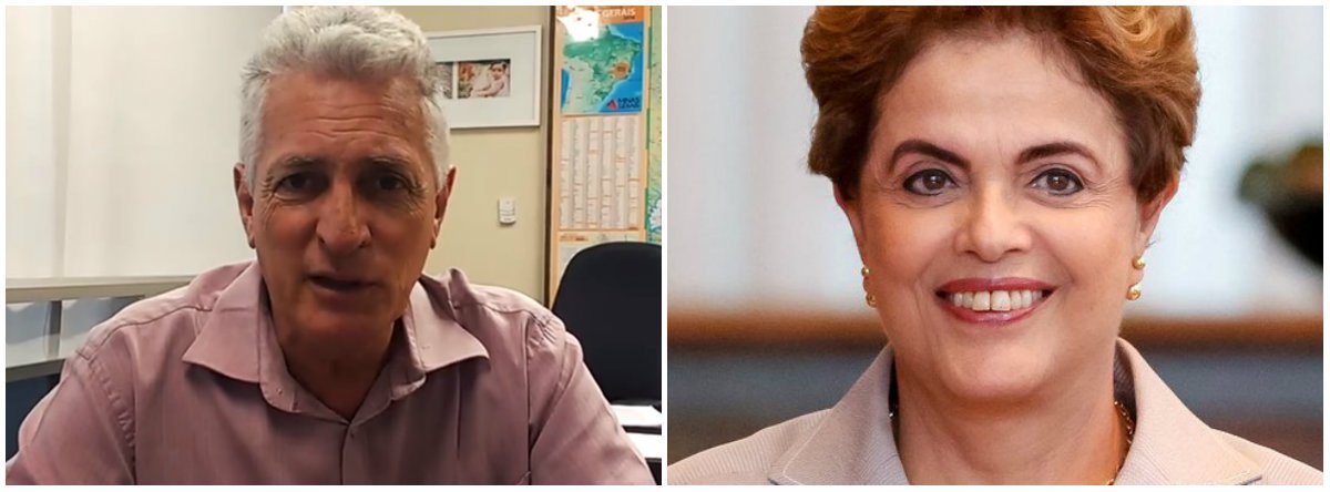 O deputado estadual Rogério Correia (PT) prestou solidariedade à presidente deposta pelo golpe, Dilma Rousseff, que disputará uma vaga no Senado por Minas Gerais; "Precisamos dar à presidenta legítima uma votação consagradora. Principalmente porque ela entrará na vaga deixada por Aécio Neves, o que tem importante carga simbólica. O Mineirinho da Odebrecht está tendo dificuldades até no seu PSDB, pois ninguém quer vê-lo por perto", disse (Foto: Leonardo Lucena) O deputado estadual Rogério Correia (PT) prestou solidariedade à presidente deposta pelo golpe, Dilma Rousseff, que disputará uma vaga no Senado por Minas Gerais; "Precisamos dar à presidenta legítima uma votação consagradora. Principalmente porque ela entrará na vaga deixada por Aécio Neves, o que tem importante carga simbólica. O Mineirinho da Odebrecht está tendo dificuldades até no seu PSDB, pois ninguém quer vê-lo por perto", disse