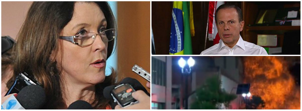 "Talvez no tortuoso raciocínio de Dória, dizer que a solução é evitar as invasões – quase sempre promovidas por movimentos de esquerda como o MTST – seja uma maneira de tirar o corpo fora e jogar a responsabilidade para terceiros", afirma a jornalista Helena Chagas; "Na verdade, o prédio do largo do Paissandu desabou na cabeça de todos os políticos" (Foto: Leonardo Lucena) "Talvez no tortuoso raciocínio de Dória, dizer que a solução é evitar as invasões – quase sempre promovidas por movimentos de esquerda como o MTST – seja uma maneira de tirar o corpo fora e jogar a responsabilidade para terceiros", afirma a jornalista Helena Chagas; "Na verdade, o prédio do largo do Paissandu desabou na cabeça de todos os políticos"