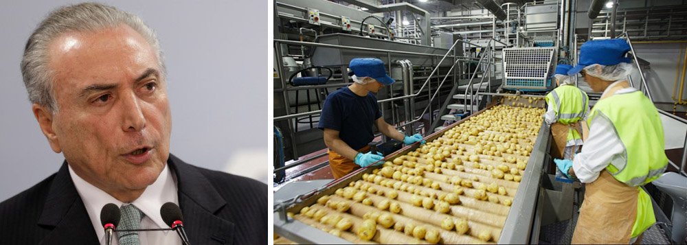 A indústria do Brasil encerrou o primeiro trimestre estagnada depois de queda na produção em março, em mais um sinal de que a economia vem mostrando desempenho abaixo do alardeado pelo governo Michel Temer; produção industrial caiu 0,1% por cento em março em relação a fevereiro e o setor terminou o primeiro trimestre estagnado, mostrando forte desaquecimento depois de ter crescido 1,7% no quarto trimestre de 2017; governo Temer já deixou 13,7 milhões de desempregados, o que também afeta o desempenho de outros setores, como o de serviços (Foto: Paulo Emílio) A indústria do Brasil encerrou o primeiro trimestre estagnada depois de queda na produção em março, em mais um sinal de que a economia vem mostrando desempenho abaixo do alardeado pelo governo Michel Temer; produção industrial caiu 0,1% por cento em março em relação a fevereiro e o setor terminou o primeiro trimestre estagnado, mostrando forte desaquecimento depois de ter crescido 1,7% no quarto trimestre de 2017; governo Temer já deixou 13,7 milhões de desempregados, o que também afeta o desempenho de outros setores, como o de serviços