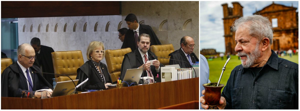 Em discussão prévia, o Supremo Tribunal Federal decidiu que o habeas corpus apresentado pela defesa do ex-presidente Lula para tentar impedir eventual prisão após o fim dos recursos na segunda instância é admissível; por 7 a 4, ministros decidiram que o recurso deve ser considerado; os ministros Edson Fachin, Luís Roberto Barroso e Luiz Fux votaram contra aceitar o HC; Alexandre de Moraes abriu divergência e foi seguido por Rosa Weber, Dias Toffoli, Ricardo Lewandowski, Gilmar Mendes, Marco Aurélio Mello e Celso de Mello; ministra Cármen Lúcia também votou a favor; plenário agora precisa discutir o mérito do HC (Foto: Aquiles Lins) Em discussão prévia, o Supremo Tribunal Federal decidiu que o habeas corpus apresentado pela defesa do ex-presidente Lula para tentar impedir eventual prisão após o fim dos recursos na segunda instância é admissível; por 7 a 4, ministros decidiram que o recurso deve ser considerado; os ministros Edson Fachin, Luís Roberto Barroso e Luiz Fux votaram contra aceitar o HC; Alexandre de Moraes abriu divergência e foi seguido por Rosa Weber, Dias Toffoli, Ricardo Lewandowski, Gilmar Mendes, Marco Aurélio Mello e Celso de Mello; ministra Cármen Lúcia também votou a favor; plenário agora precisa discutir o mérito do HC