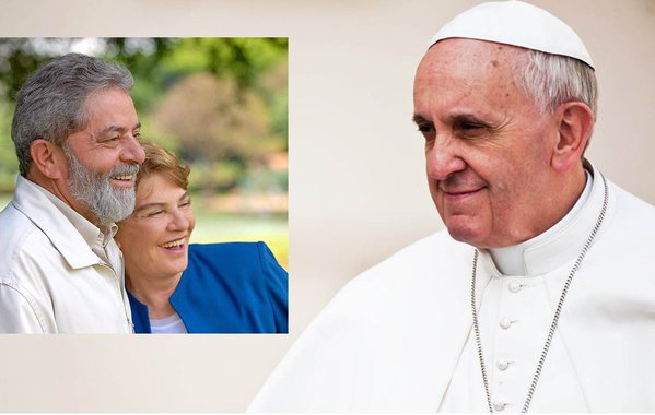 Lula é o maior líder político católico da história brasileira e o Papa fez uma demonstração inequívoca de seu carinho por ele; enviou-lhe um terço e um bilhete pessoal, escrito a mão; se o Papa tem afeto por Lula, o regime dos golpistas tem ódio; e, com a mesquinharia típica das ditaduras, proibiram o enviado especial de Francisco de entregar o terço conversar com o ex-presidente; o veto é episódio grave e terá repercussão nacional e internacional (Foto: Mauro Lopes) Lula é o maior líder político católico da história brasileira e o Papa fez uma demonstração inequívoca de seu carinho por ele; enviou-lhe um terço e um bilhete pessoal, escrito a mão; se o Papa tem afeto por Lula, o regime dos golpistas tem ódio; e, com a mesquinharia típica das ditaduras, proibiram o enviado especial de Francisco de entregar o terço conversar com o ex-presidente; o veto é episódio grave e terá repercussão nacional e internacional