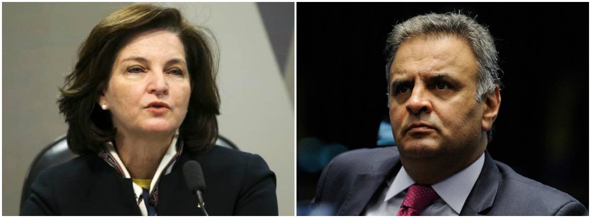 A procuradora-geral da República, Raquel Dodge, pediu que o Supremo Tribunal Federal receba uma denúncia contra o senador Aécio Neves (PSDB-MG), sua irmã, Andrea Neves, e outras duas pessoas no inquérito que apura o pedido de R$ 2 milhões feito pelo tucano ao empresário Joesley Batista, da J&F; Aécio foi gravado fazendo o pedido por telefone, e argumentou que seria para efetuar o pagamento de seus advogados; Raquel Doge rebateu a tese da defesa de Aécio, que pedia a anulação do acordo de delação premiada de Joesley (Foto: Gisele Federicce) A procuradora-geral da República, Raquel Dodge, pediu que o Supremo Tribunal Federal receba uma denúncia contra o senador Aécio Neves (PSDB-MG), sua irmã, Andrea Neves, e outras duas pessoas no inquérito que apura o pedido de R$ 2 milhões feito pelo tucano ao empresário Joesley Batista, da J&F; Aécio foi gravado fazendo o pedido por telefone, e argumentou que seria para efetuar o pagamento de seus advogados; Raquel Doge rebateu a tese da defesa de Aécio, que pedia a anulação do acordo de delação premiada de Joesley