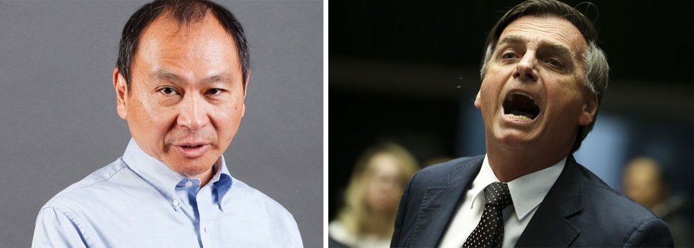 O cientista político Francis Fukuyama, que se tornou mundialmente conhecido pelo ensaio "O fim da história?", em 1989, afirmou que a candidatura de Jair Bolsonaro representa uma ameaça à democracia no Brasil; “Bolsonaro representa uma verdadeira ameaça à democracia. Subjacente a isso, há uma polarização social no Brasil, que transformou em luta ideológica o que começou como campanha anticorrupção”, disse ele em entrevista à Folha (Foto: Aquiles Lins) O cientista político Francis Fukuyama, que se tornou mundialmente conhecido pelo ensaio "O fim da história?", em 1989, afirmou que a candidatura de Jair Bolsonaro representa uma ameaça à democracia no Brasil; “Bolsonaro representa uma verdadeira ameaça à democracia. Subjacente a isso, há uma polarização social no Brasil, que transformou em luta ideológica o que começou como campanha anticorrupção”, disse ele em entrevista à Folha